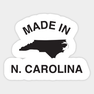 Made in North Carolina Sticker